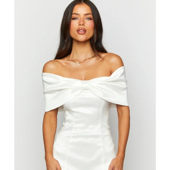 Lissy White Mini Dress from Beginning Boutique - Picture 1 of 3